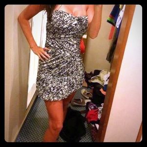 Sexy strapless dress